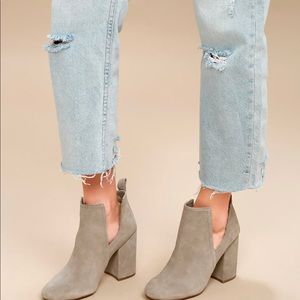 Steve Madden Gray booties